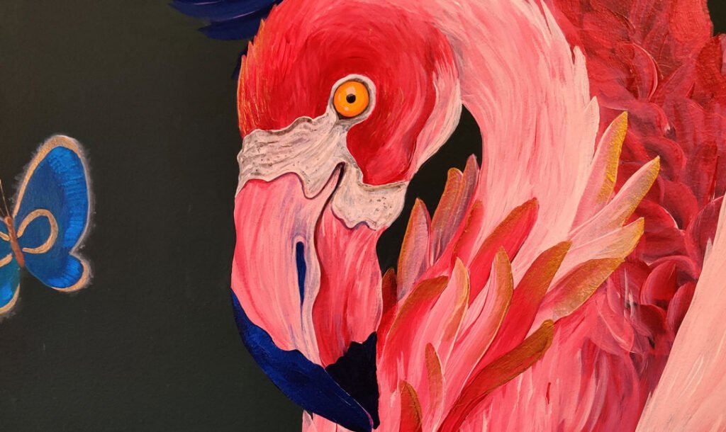 Branding Mural for Tipsy Flamingo Resto Bar