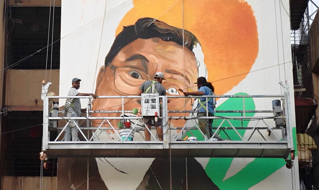 Tribute Mural for Rishi Kapoor on an 85ft building –  Amazon Prime Video – Mumbai